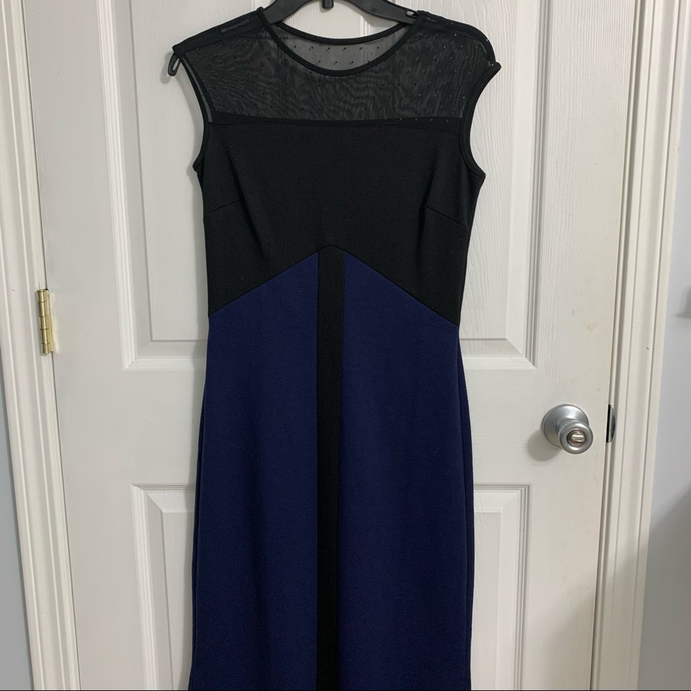 blue gown